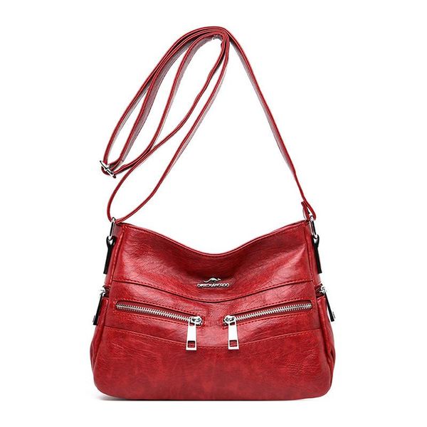 

vintage women leather handbags luxury soft leather crossbody shoulder bags for women 2021designer brand female handle bags