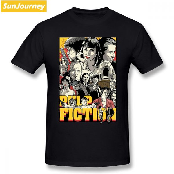 

pulp fiction men t shirt summer funny plus size cotton crewneck short sleeve tee shirts homme sport hooded sweatshirt hoodie