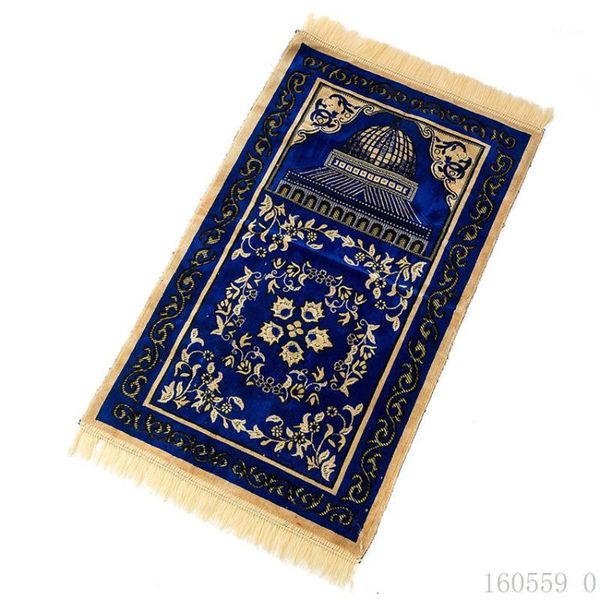 

110*70cm muslim traditional prayer blanket saudi arab turkish dubai home wear ramadan cotton soft blanket rug mats wholesale1, Red
