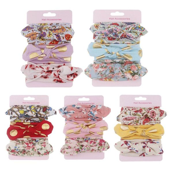 

summer new floral bows rabbit ear baby girl headbands newborn hair accessories girls beach turban baby headband hair band wmtkwj rimmer, Slivery;white