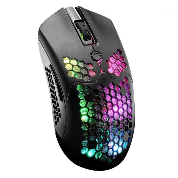 

x2 wireless gaming mouse 7 buttons 12000 dpi adjustable rgb ergonomic optical computer mouse gamer mice for pc desklap