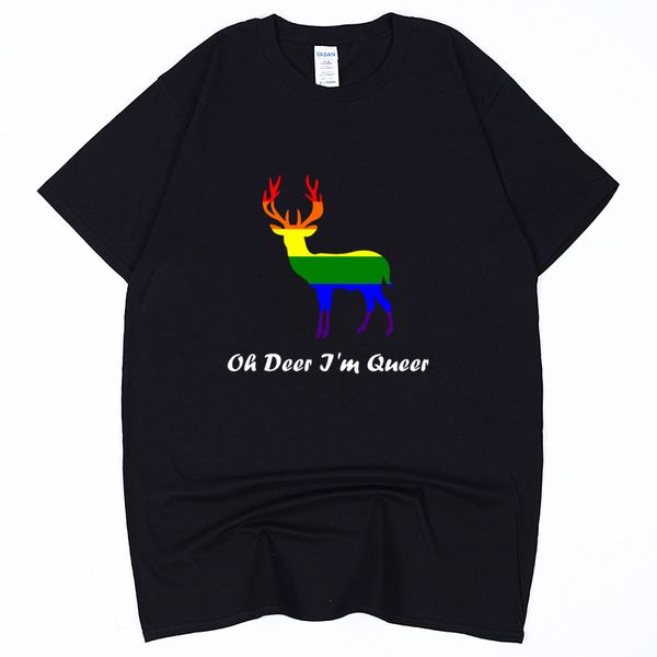 

oh deer i'm queer lgbt t shirt gay father lesbo bitrans family animals gift t-shirt sport hooded sweatshirt hoodie
