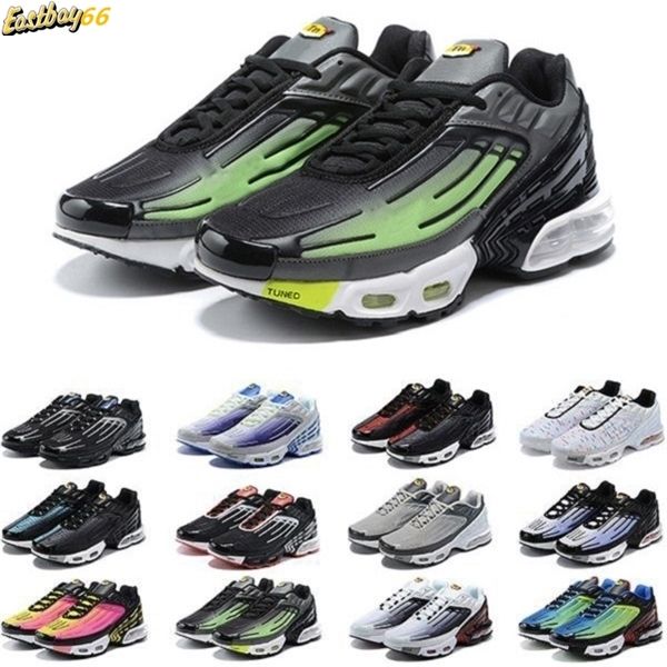 

neon grey black iridescent blue red star parachute tn plus 3 iii running shoes hyper royal tn 3 chaussures men trainers sports sneakers