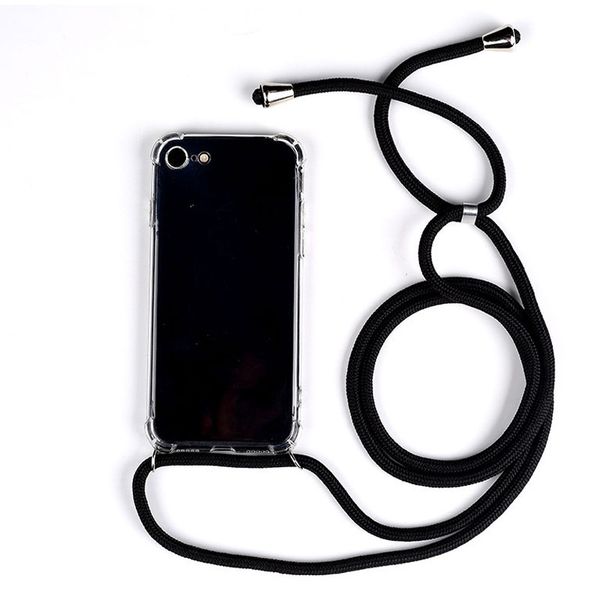 

selling hanging rope mobile phone case is suitable for xsmax thickened four corner anti falling protective cover