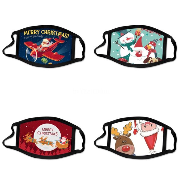 

face maskcartoon printed mouth mask boys and girls dustproof infant breathable prective mask#714, Black