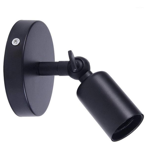 

wall lamp vintage simplicity edison black industrial e27 ceiling with angle can be adjusted bulb light1