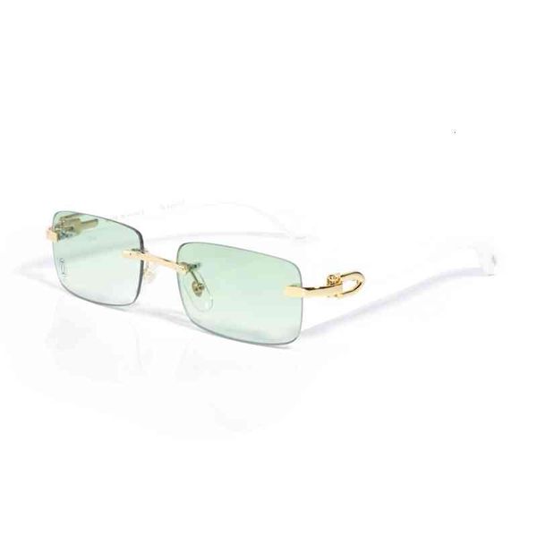 

fashion designer red cases new buffalo horn glasses fashion sport sunglasses for men women rimless rectangle bamboo wood sunglasses w, White;black