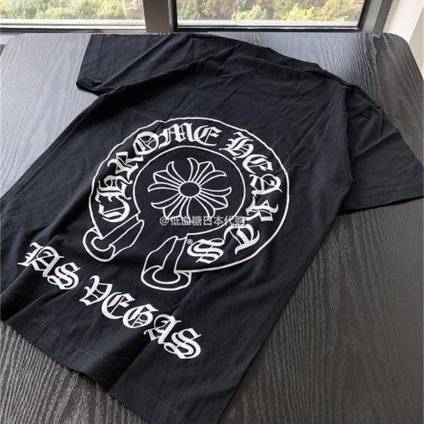 

behind heart of the cross big horseshoe city limited short sleeve tee, Black