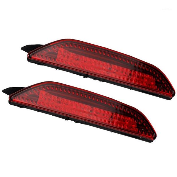 

2x rear bumper reflector for kia rio k2 sedan 2011 2012-2014 park brake slight tail led warning lights car accessories1
