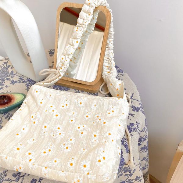 

cross body fashion soft canvas shopping handbag women pleats causal tote bag large capacity shoulder lady messenge bags