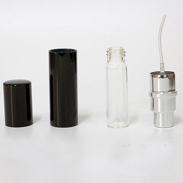 

black refillable search mini portable travel perfume atomizer bottle for spray scent pump case 5ml empty bottles home fragrances