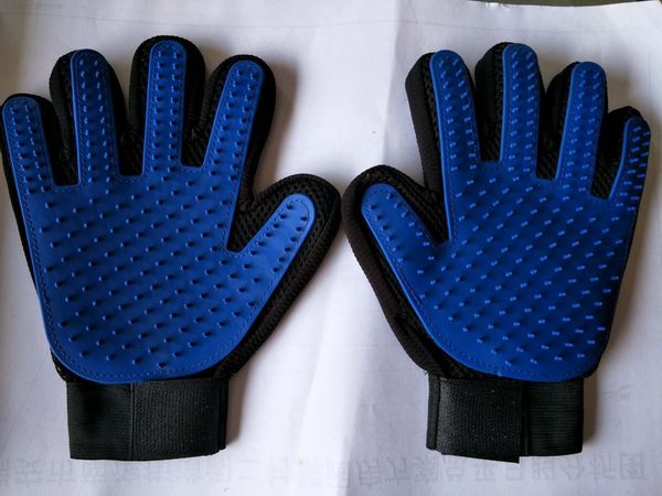 

hand removal brush promote blood circulation right hair comb pet dog cat grooming cleaning glove deshedding left yy