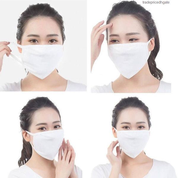

3pcs cotton good dual layers mask earloop dustproof washable face mouth masks s55