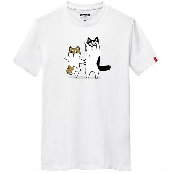 

2020 anchor live fashion casual men's short sleeve korean t-shirt t-shirt half sleeve-6030 husky wflcc, Blue