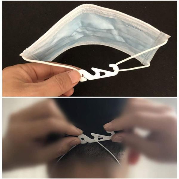 

30pcs face adjustable hooks earache fixer anti-slip mask ear grip extension hook masks buckle holder2uwr