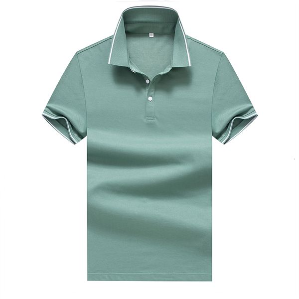 

2021 quality cotton shirts men short-sleeve polo business cufu, White;black