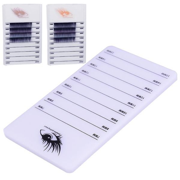 7–14 mm, 8–15 mm Wimpern, individuelles Tablet-Make-up-Werkzeug, Palette, Wimpernpolster, Wimpernverlängerung, Kleber, Palettenhalterkarte