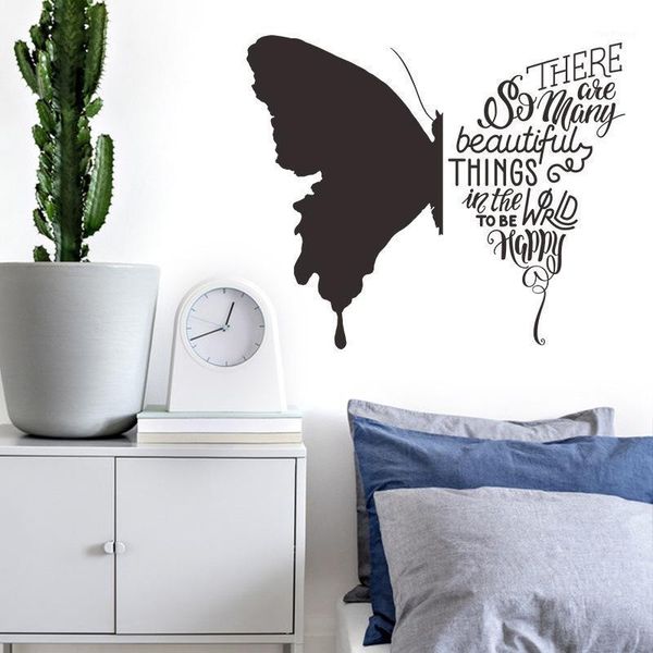 

creative butterflies wall stickers bedroom living room sofa background decoration art wallpaper decals home accessories1