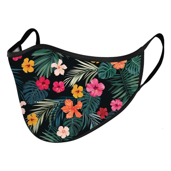 

floral mask fashion designer printed reusable fabric facemaskcloth decoration for face masks masque coton reutilisable bbynbz 5 nfqk6, Black