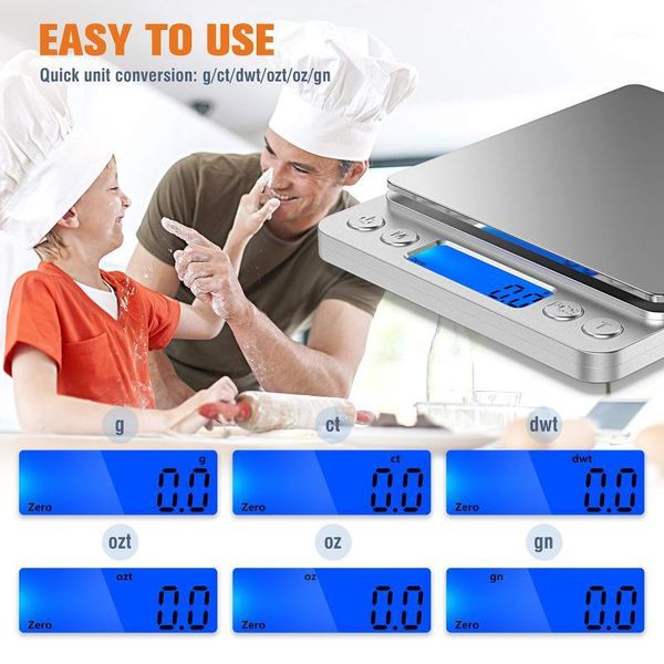 

timers 500/0.01g 3000g/0.1g lcd portable mini electronic digital scales pocket case postal kitchen jewelry weight balance scale1