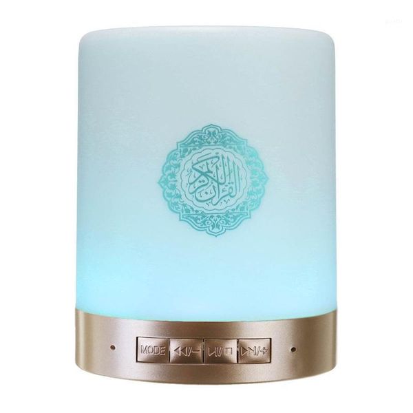 

wireless bluetooth quran speaker colorful led koran lamp tf card fm radio support mp3 remote control quran koran reciter speaker1