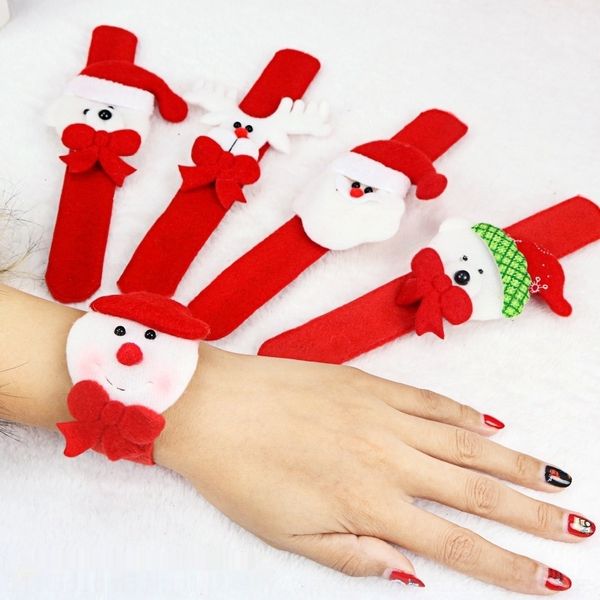

1xzoh christmas party decorations christmas patty circle luminous bracelet santa claus luminous elk bracelet accessories snowman accessories