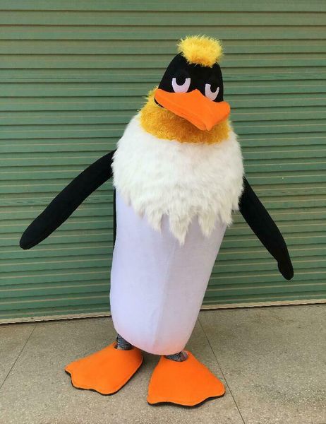 

penguin madagascar mascot costume custom fancy costume anime cosply kits mascotte fancy dress carnival costume factory direct sale ship, Red;yellow