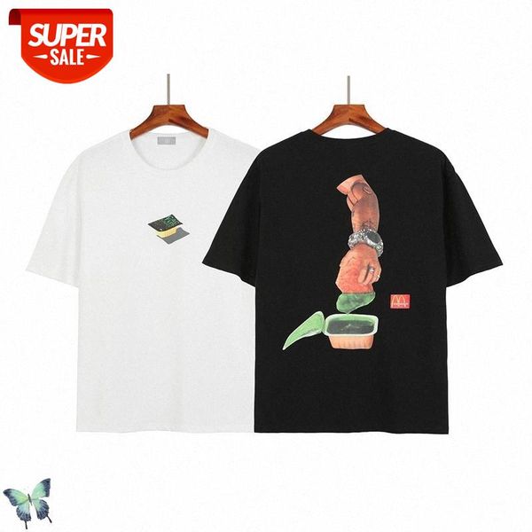 

mcdonald's joint name travis scott t shirt men women t-shirts cactus jack pure cotton double yarn material t-shirt #f48g, White;black