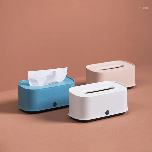 

creative simple tissue box living room coffee table paper box household table napkin paper roll1