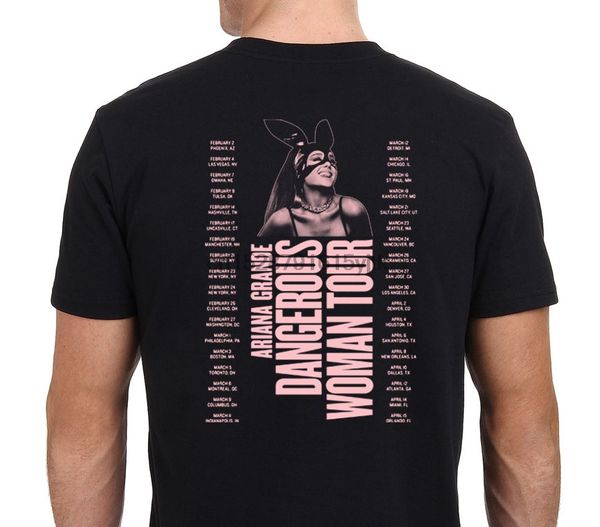 

ariana grande dangerous woman tour 2019 menblack t shirt size s m l xl xxl sport hooded sweatshirt hoodie