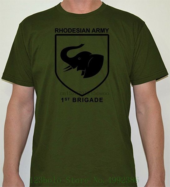 

rhodesia custom printed 100% cotton 1st brigade 0939 humor loose crewneck hoodie designers t shirts sweatshirt