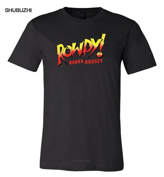

ronda rousey rowdy ronda t shirt 6 sizes s - 5xl male brand teeshirt men summer cotton t shirt sport hooded sweatshirt hoodie