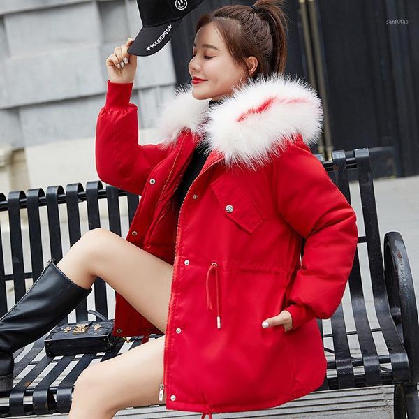 

buy jacket jacket heavy her thickness cotton padded coat short release warm clothing in winter1, Black