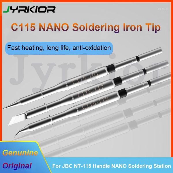

jbc nt105-a nt115-a nane/nase nano soldering iron tip c115101/c115112/c115118 tip original welding nozzle for welding work1