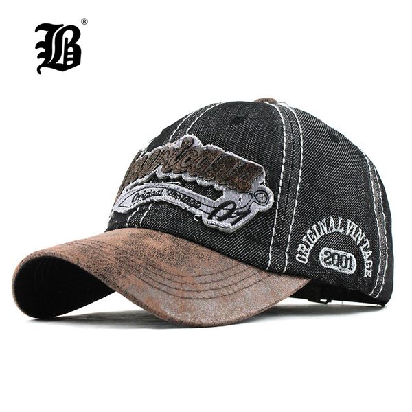 

flb] new men's cap denim baseball caps for men streetwear women dad hat snapback embroidery casual casquette hip hop cap f358 201019, Blue;gray