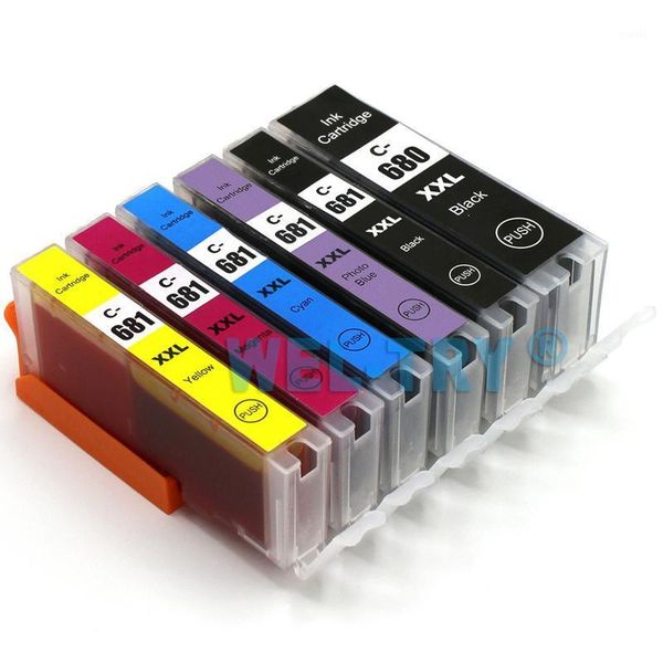 

ink cartridges pgi-680 pgbk; cli-681 cartridge for canon tr7560 tr8560 ts6160 ts6260 ts8160 ts8260 ts9160 ts9560,full with chips1