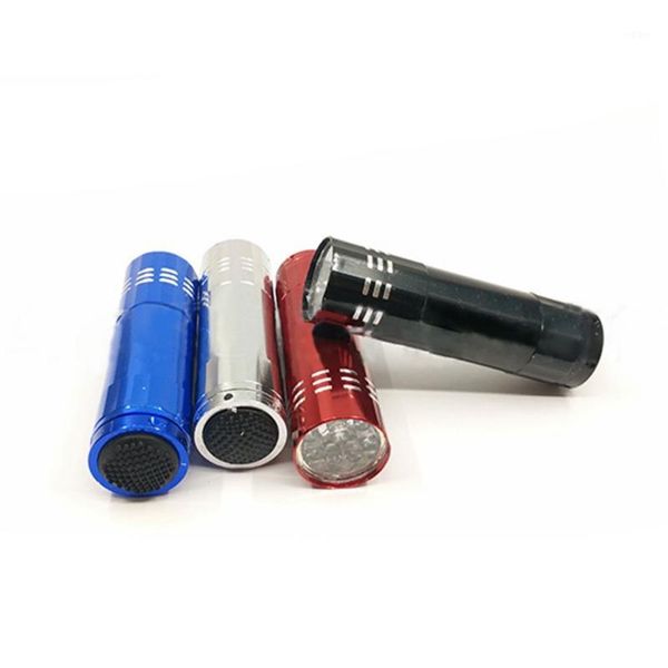 

9 led mini white led lamp powerful lantern portable pocket torches penlight for hiking camping ox1