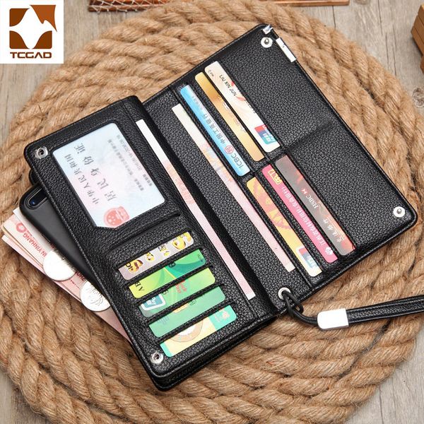 

mens wallet black clutch long purse monedero hombre large capacity luxury brands carteras de cuero para male portafoglio uomo