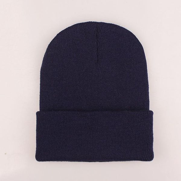 

new solid color elasticity crimping knitted hats for men women autumn winter warm beanies candy colors couple knitting hat sqcsbc, Black;white