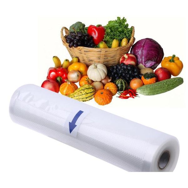 

1 roll vacuum sealer general food saver bag food storage bags packaging film keep fresh good sealing mu qylftp tore2010