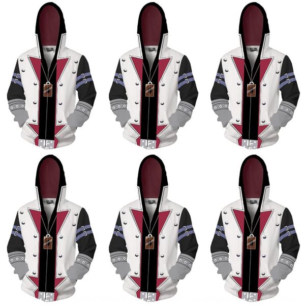 

new yugi oh game king 3d seto cardigan cosplay hoodie hoodiearound new yugi oh game king 3d sweater seto cardigan cosplay hoodie hoodiesweat, Black