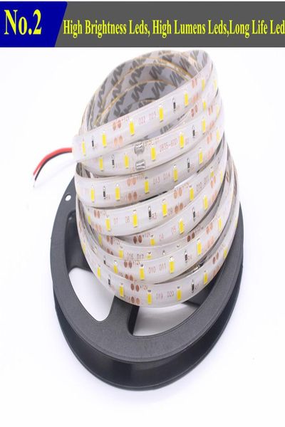 

osiden 5м 2835 300leds водонепроницаемые светодиодные полосы света dc12v 60leds m fiexble свет водить ленты ленты домашнее украшение 44key2a