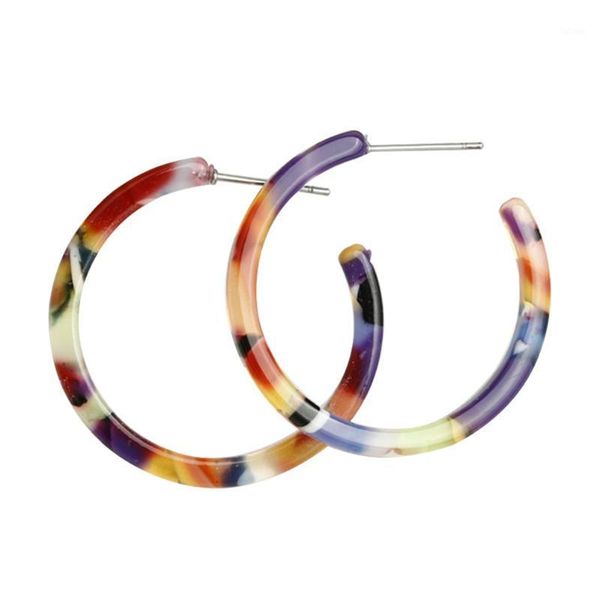 

gift casual jewelry vintage geometric daily fashion acetic acid acrylic girls women earring birthday big hoop wedding elegant1, Golden;silver