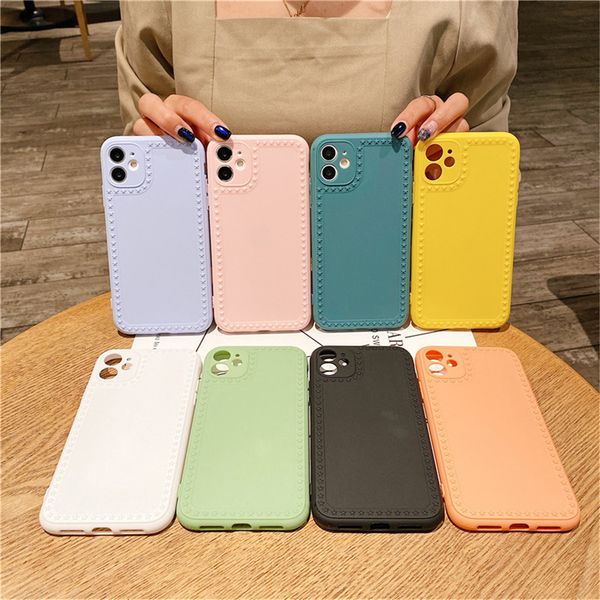 

candy color stars phone case for iphone 12 mini 11 pro max xs max xr x 7 8 6 plus se 2020 soft tpu p frame back cover