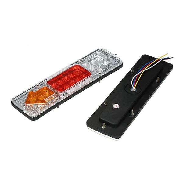 

12v rear trailer tail lights 19 led turn signal light indicator lamp for car truck caravan
