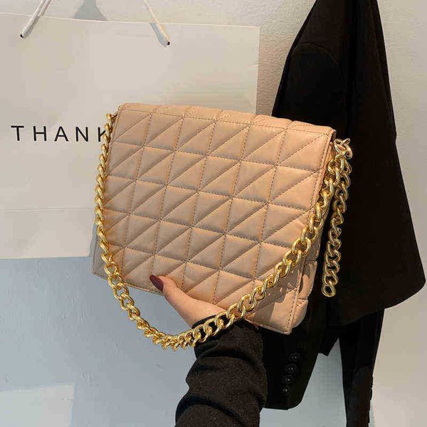 

2022 new trendy brand designer chain shoulder crossbody bags for women handbag purses vintage ladies messenger bags quality