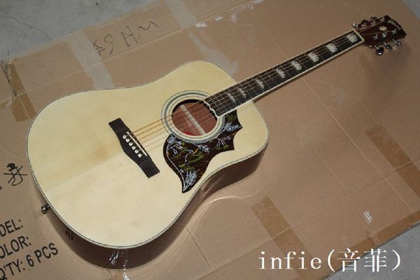 

new hummingbird dove 41 inch acoustic guitar can add fishman guitar