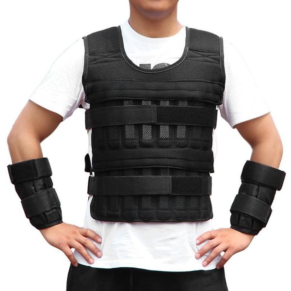 

accessories max loading 15kg/35kg adjustable weighted vest weight jacket exercise cloth strength training (empty)