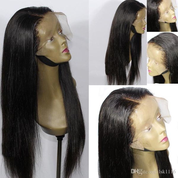 

high-quality fashion wig front lace european and american wig hand hook lace wig hair set manufacturers direct sales, Black;brown