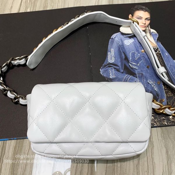 

2021 quality new classic genuine bag fashion sold caviar women luxurys designers shoulder leather women bag handbag 20cm s phgu, Red;black